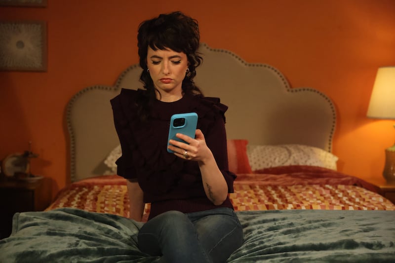 Sarah Sherman during the "Your Year Wrapped" sketch on Saturday, December 13, 2025.