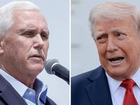 Mike Pence and Donald Trump.