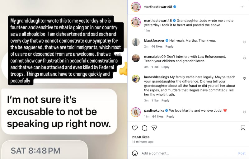 Martha Stewart on Instagram