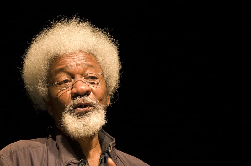 PARMA, ITALY, JUNE 16, 2010 - Parma Poesia Festival 2010, Literature Nobel awarded playwright Wole Soyinka. (Photo by Edoardo Fornaciari/Getty Images)