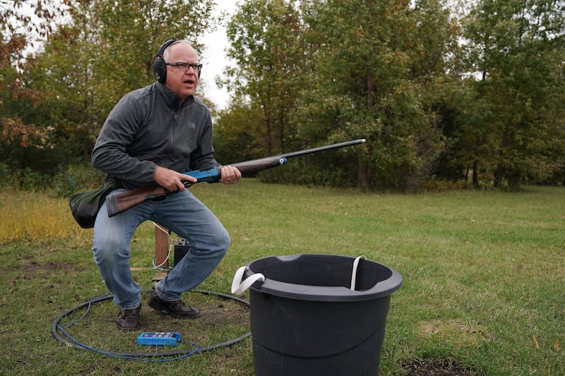 Tim Walz is also a gun owner.