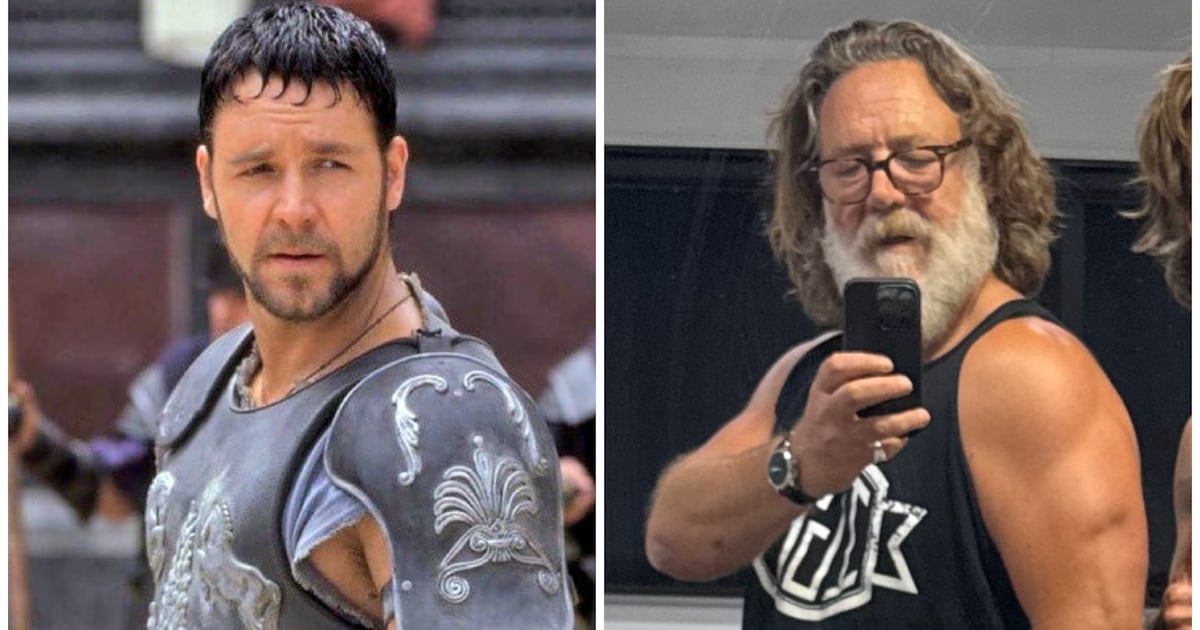 Ripped Russell Crowe Dramatically Transforms His Body at 62