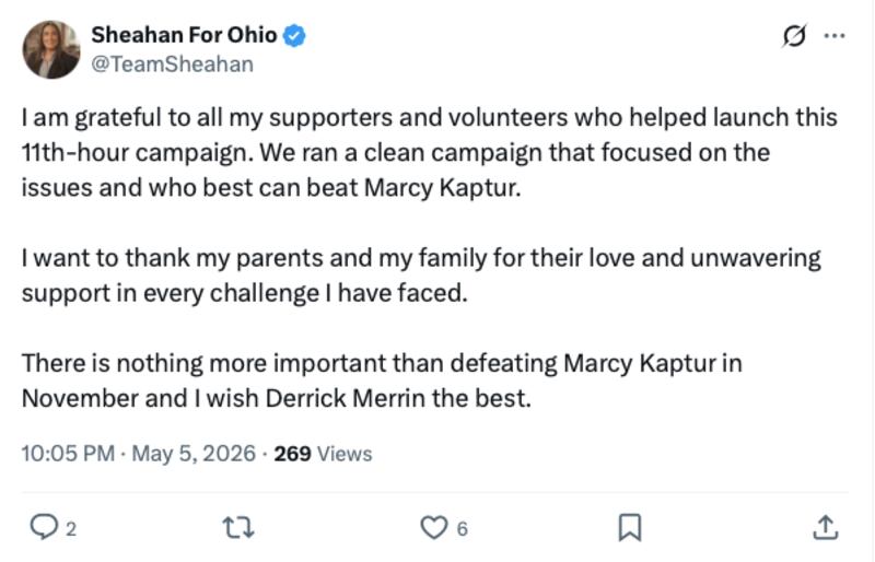 Sheahan said she was proud to run a clean campaign.