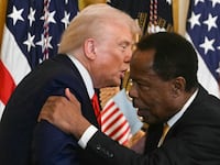 Leo Terrell and Donald Trump