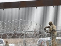 A photo of Texas border