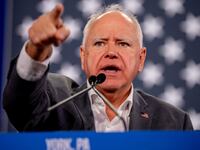 Walz rallies in Pennsylvania after the debate.