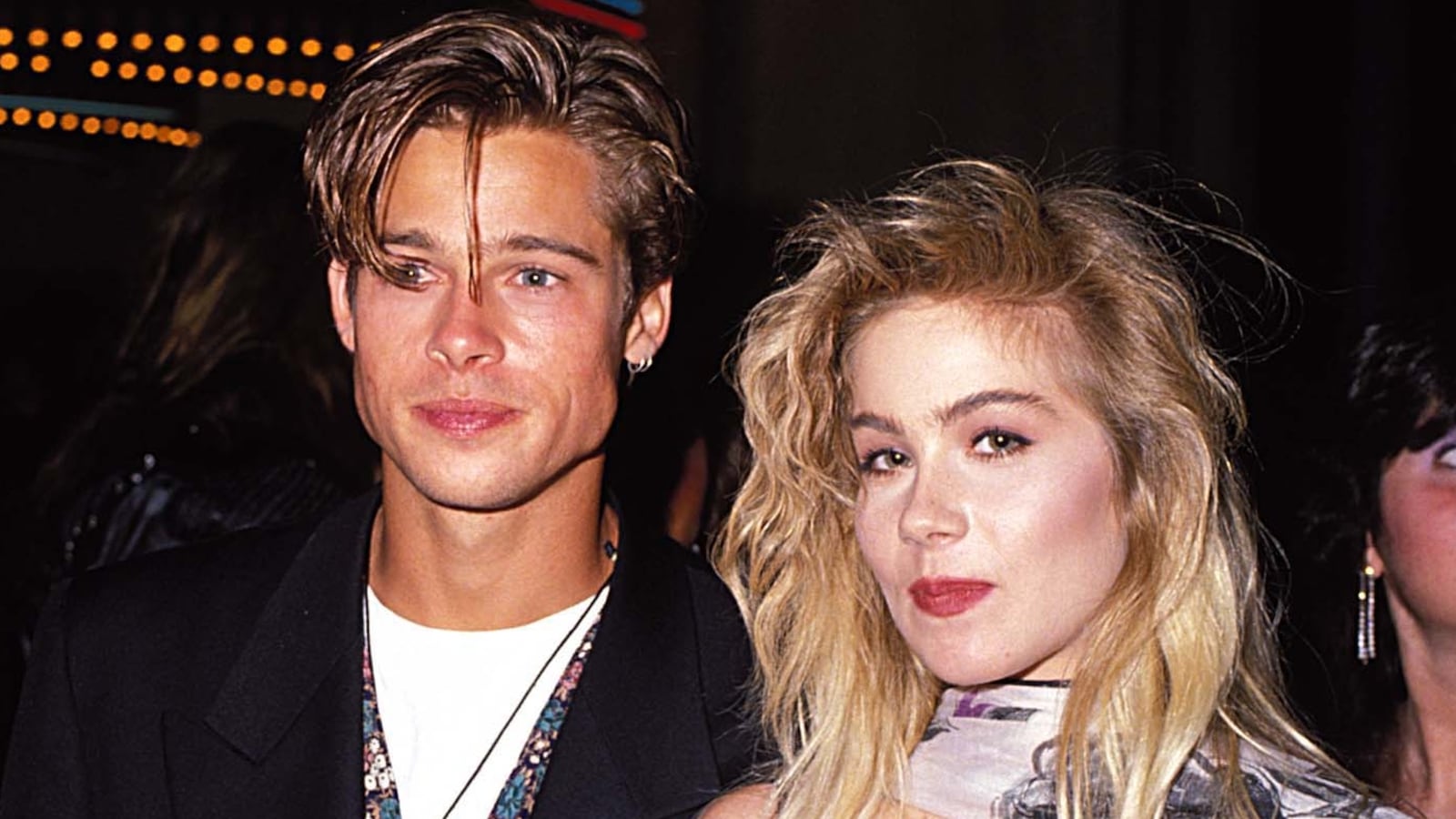 Brad Pitt and Christina Applegate 1989 MTV Video Music Awards