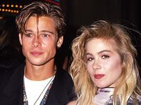 Brad Pitt and Christina Applegate 1989 MTV Video Music Awards