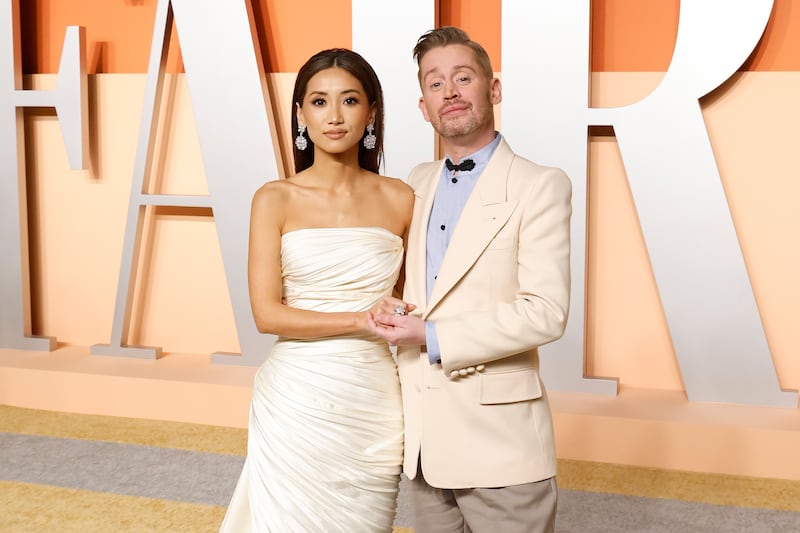 Brenda Song and Macaulay Culkin.