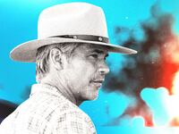Photo illustration of Timothy Olyphant as Rayland Givens in Justified: City Primeval.