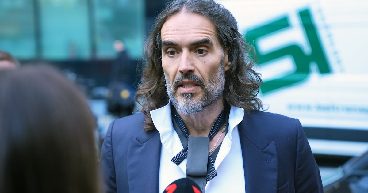 Photo: thedailybeast.com Russell Brand arrives at Southwark Crown Court, London, where he faces three charges of rape, indecent assault, and three