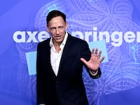 TOPSHOT - German-US entrepreneur, venture capitalist and conservative political activist Peter Thiel arrives on the red carpet for the Axel Springer Award in Berlin on September 24, 2026. (Photo by Tobias SCHWARZ / AFP via Getty Images)