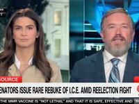 Kaitlan Collins and Thomas Massie
