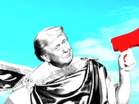 Donald Trump as the voice of God.