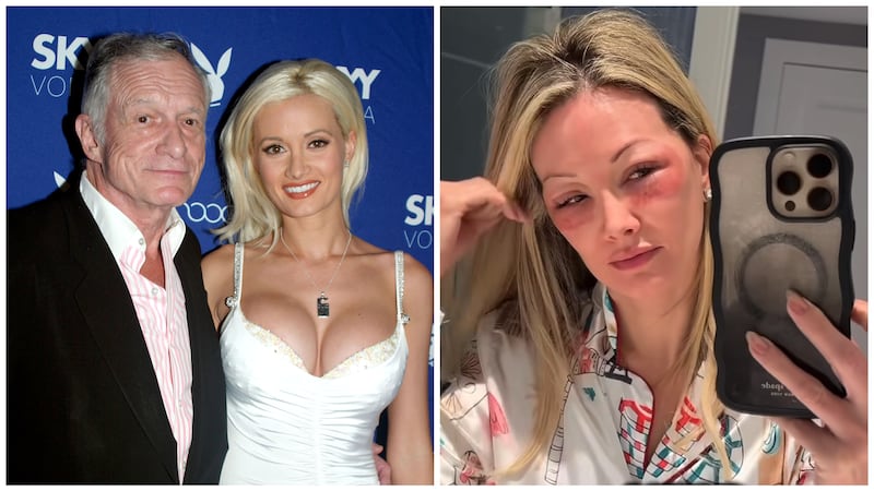 Hugh Hefner and Holly Madison