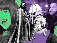 A photo illustration featuring the stars of ‘What We Do in the Shadows’