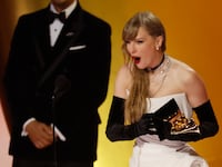 Taylor Swift at the 66th Grammy Awards