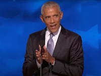 Kamala Harris’ campaign has released an ad featuring the moment Barack Obama mocked Donald Trump’s obsession with crowd sizes.