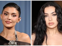 Left: Kylie Jenner
Right: Charli xcx