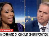 Abby Phillip grills Scott Jennings about Linda McMahon’s answer to a hypothetical about Harvard University refusing to hire a Holocaust denier.