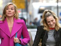 Kim Cattrall and Sarah Jessica Parker in Sex and the City