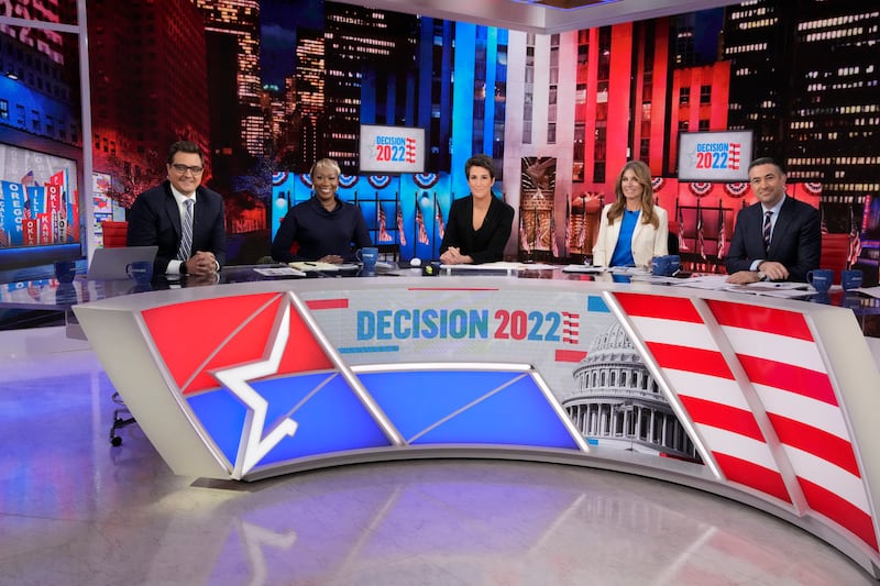 MSNBC ELECTION COVERAGE -- 2022 Midterms
