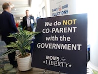 A hallway during the inaugural Moms For Liberty Summit.