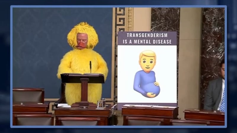 Kimmel made Tuberville into a furry.