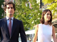 Fernando Fitz-James Stuart and Sofía Palazuelo in Madrid, Spain, on Sept. 18, 2019.