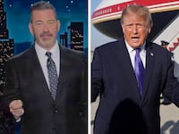 Jimmy Kimmel and Donald Trump.