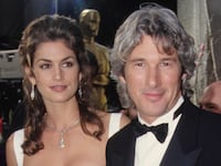 Cindy Crawford and Richard Gere during 65th Annual Academy Awards at Shrine Auditorium in Los Angeles, California, United States, 29th March 1993