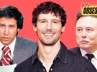 Chevy Chase, Cory Michael Smith, and Elon Musk for Obsessed.