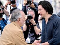 Francis Ford Coppola and Adam Driver