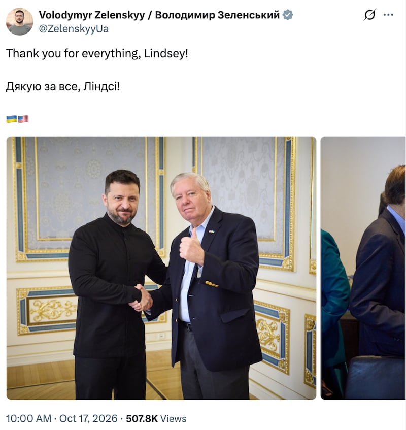 Volodymyr Zelensky on X