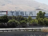 A Tesla factory in Fremont, California.