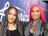 US rap duo Salt-N-Pepa at American Idol finale