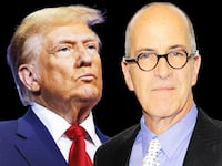 President Donald Trump and Mark Epstein.