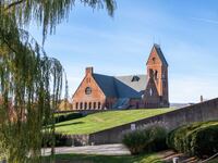Barnes Hall, Cornell University, Ithaca, New York.
