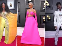 H.E.R., Saweetie, and Lil Nas X at the Grammys.