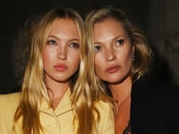 Lila Moss and Kate Moss attend the Gucci Cruise 2025 Fashion Show at Tate Modern on May 13, 2024, in London, England.