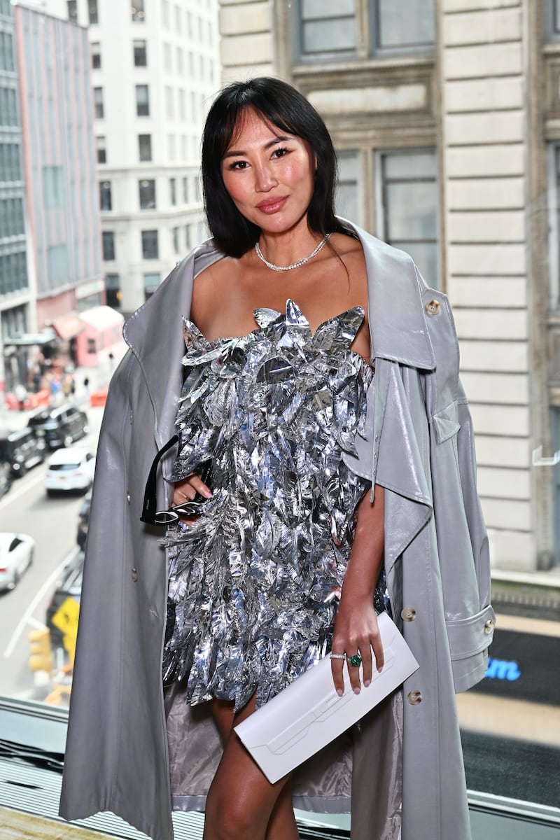 NEW YORK, NEW YORK - FEBRUARY 12: Dorothy Wang attends the Aknvas F/W24 show during February 2024 New York Fashion Week at The Ritz-Carlton New York on February 12, 2024 in New York City. (Photo by Jed Cullen/Dave Benett/Getty Images)