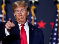Republican presidential candidate and former U.S. President Donald Trump