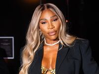 Serena Williams attends the Nike SKIMS "Bodies At Work" launch celebration at Nike House of Innovation on September 24, 2025 in New York City.