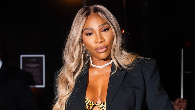 Serena Williams attends the Nike SKIMS "Bodies At Work" launch celebration at Nike House of Innovation on September 24, 2025 in New York City.