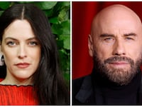 Riley Keough and John Travolta