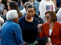 Donna Brazile says she wasn’t arguing with Nancy Pelosi.