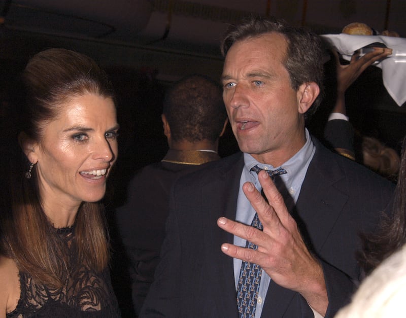 Maria Shriver and her cousin, Robert F. Kennedy Jr.