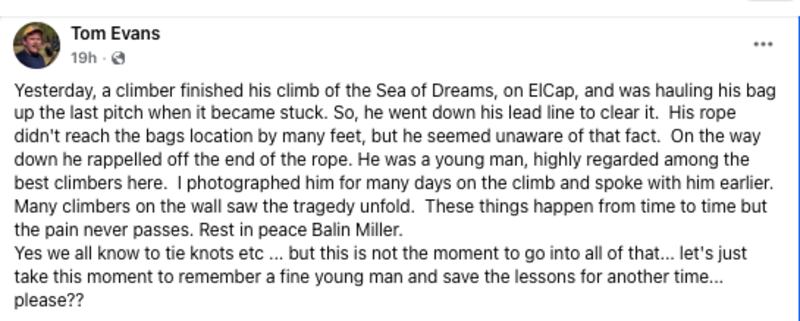Tom Evans on FB