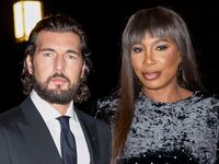 NEW YORK, NEW YORK - NOVEMBER 03: Actor Andrea Preti and Venus Williams attend the 2025 CFDA Awards at The American Museum of Natural History on November 03, 2025 in New York City.