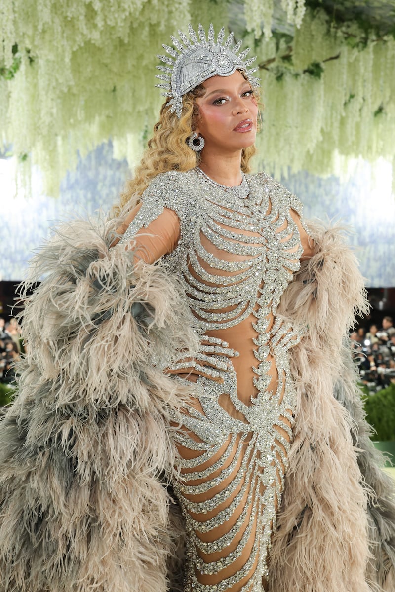 Beyoncé attends the 2026 Met Gala celebrating "Costume Art" at the Metropolitan Museum of Art on May 4, 2026, in New York City.